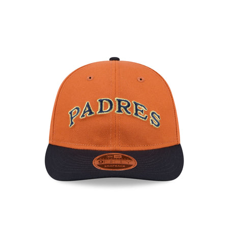 San Diego Padres Gold Wood Retro Crown 9FIFTY Snapback Hat