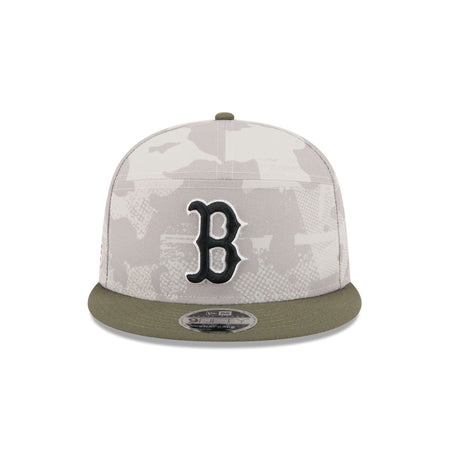 Boston Red Sox Armed Forces Day 2025 9FIFTY Split Panel Snapback Hat