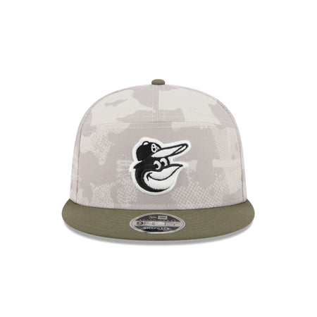 Baltimore Orioles Armed Forces Day 2025 9FIFTY Split Panel Snapback Hat
