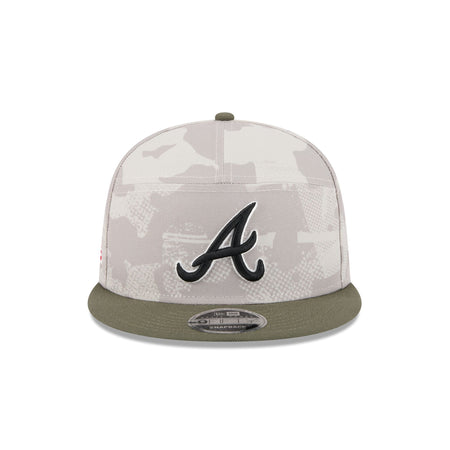 Atlanta Braves Armed Forces Day 2025 9FIFTY Split Panel Snapback Hat