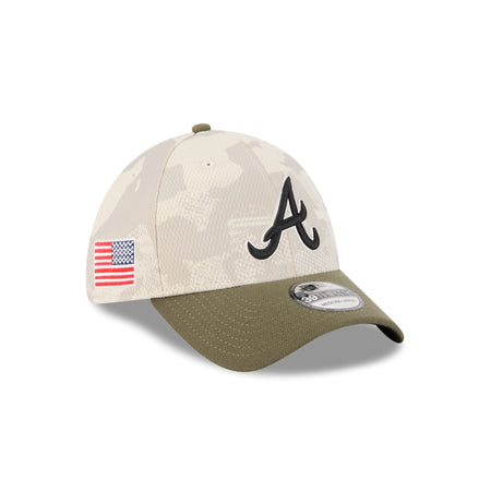 Atlanta Braves Armed Forces Day 2025 39THIRTY Stretch Fit Hat