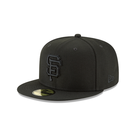 San Francisco Giants Blackout Basic 59FIFTY Fitted Hat