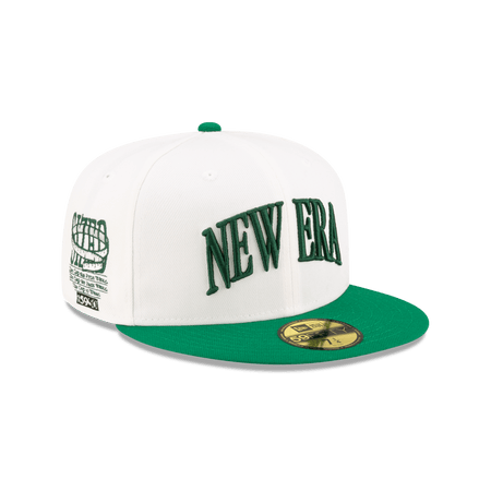 Sized College White 59FIFTY Fitted Hat