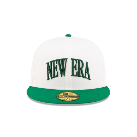 Sized College White 59FIFTY Fitted Hat