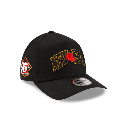 75th Retro Black 9FORTY A-Frame Adjustable Hat