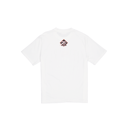 75th Retro College White T-Shirt