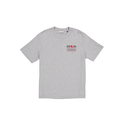 Sized Graphic Heather Gray T-Shirt