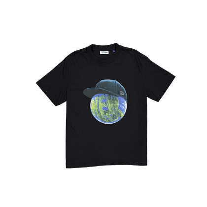 World Graphic Black T-Shirt