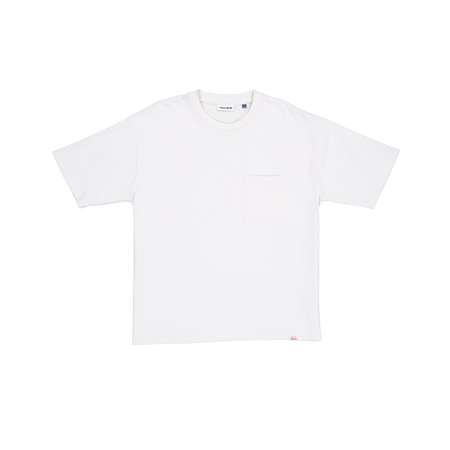 New Era Branded Alden Heavyweight Optic White Pocket T-Shirt