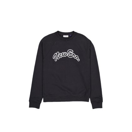 Arch Script Black Crewneck