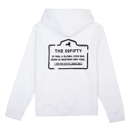 New Era Branded Landmark Optic White Hoodie