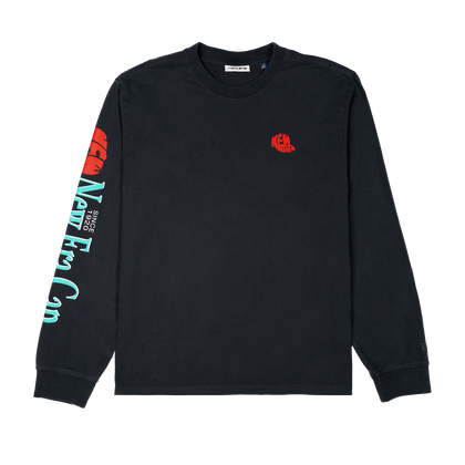 New Era Branded Lock Up '87 Black Long Sleeve T-Shirt