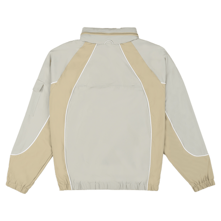New Era Branded Retro-Tech NE2K Mirage Gray Half-Zip Track Pullover