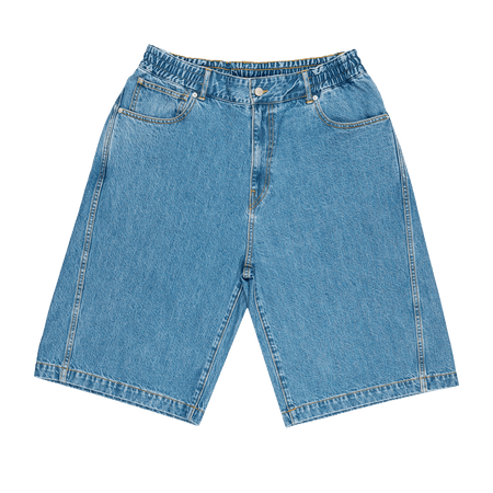 New Era Branded Warehouse Navy Jean Shorts
